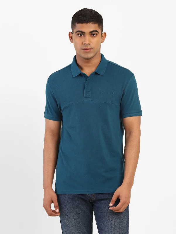 Men's Solid Polo T-shirt