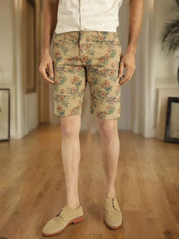 Men Printed Cotton Shorts