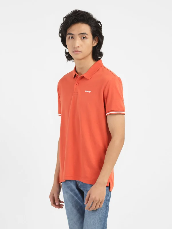 Men's Solid Polo T-shirt