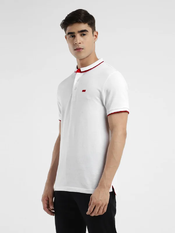 Men's Solid Polo T-shirt