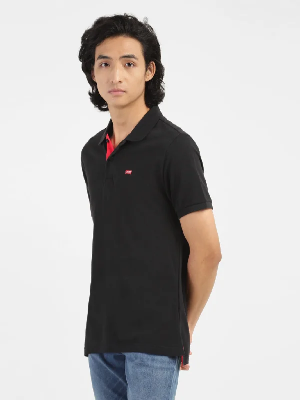 Men's Solid Polo T-shirt