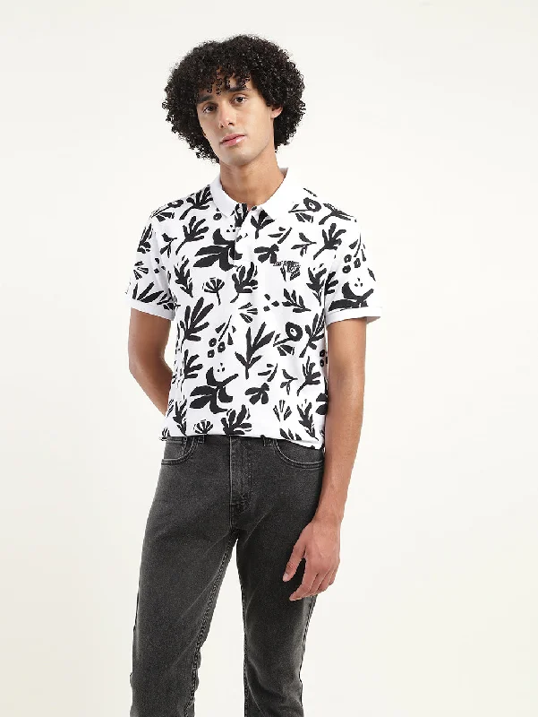 Men's Printed Polo T-Shirt