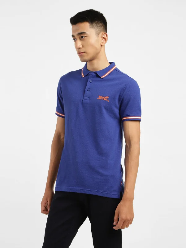 Men's Solid Polo T-shirt