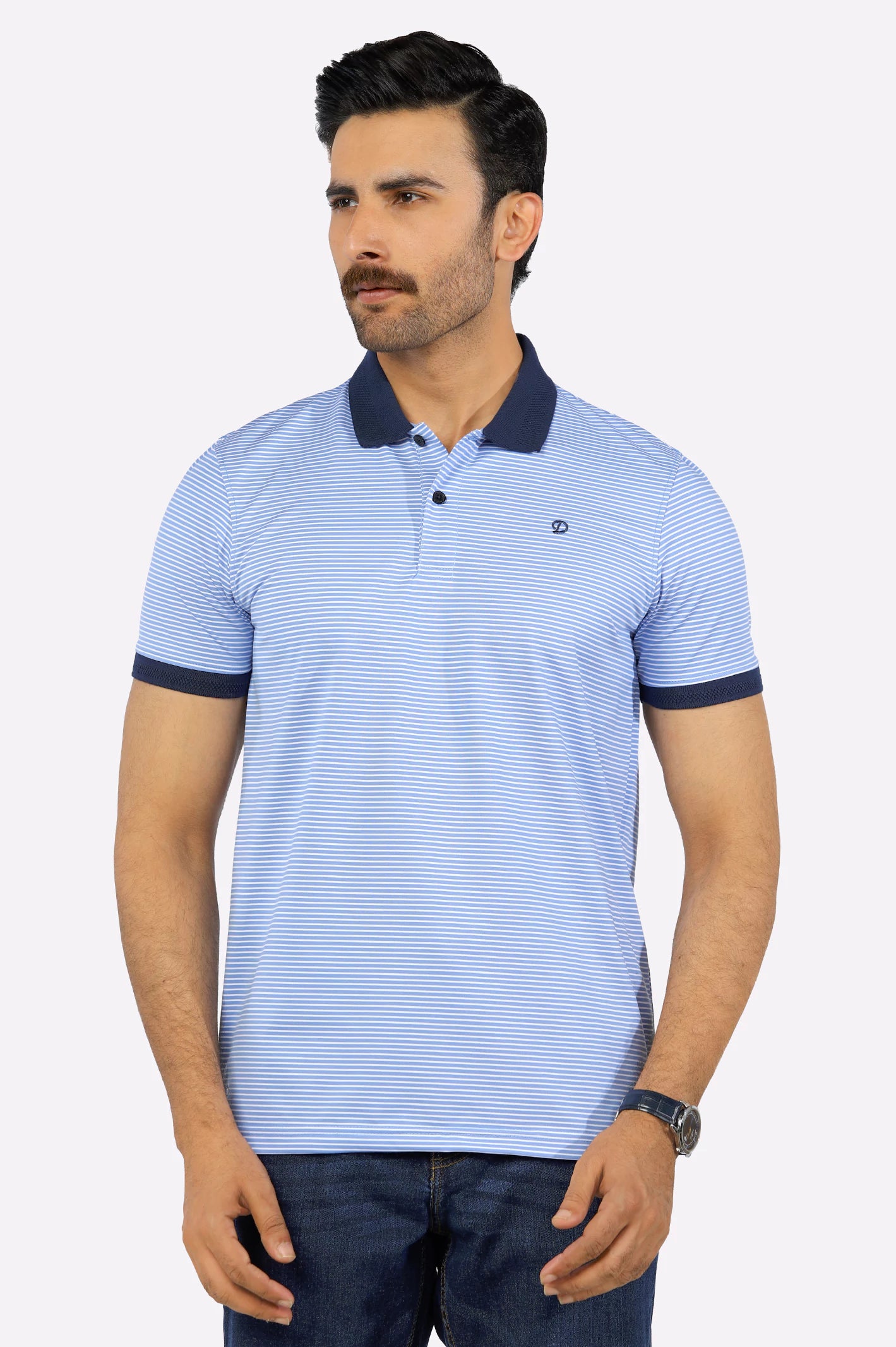 Dark Blue Basic Polo