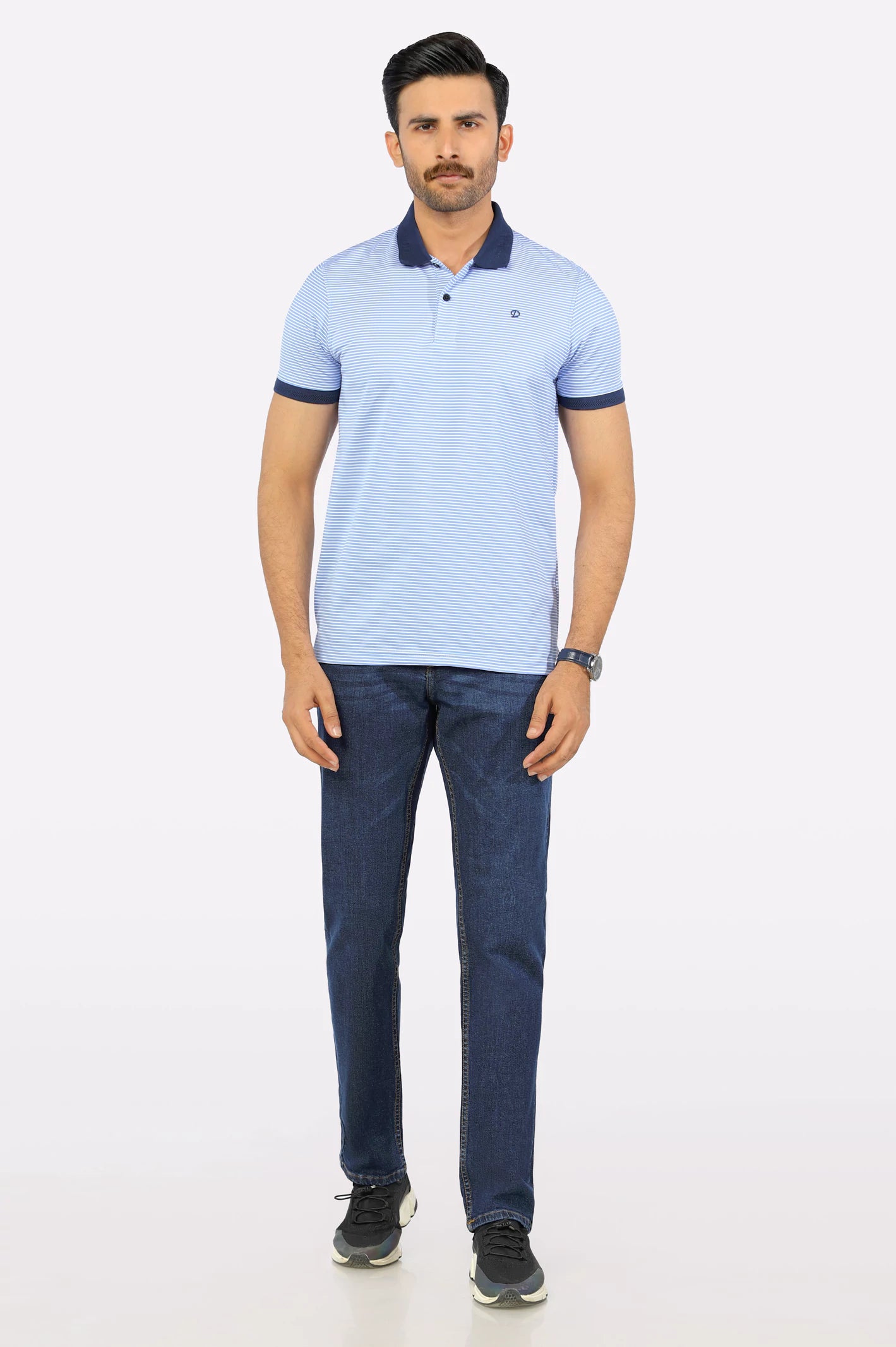 Dark Blue Basic Polo