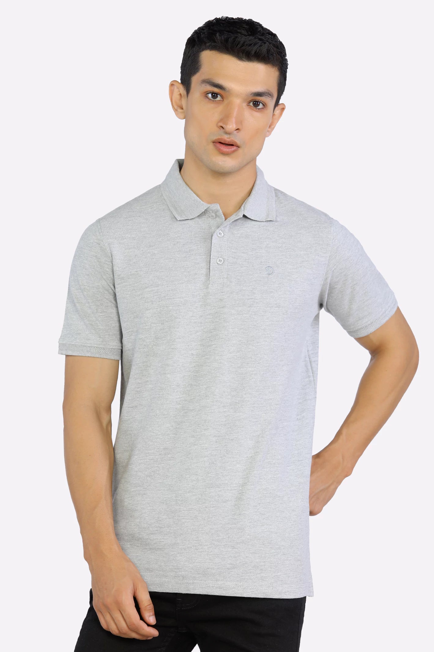 Jacquard Collar Polo