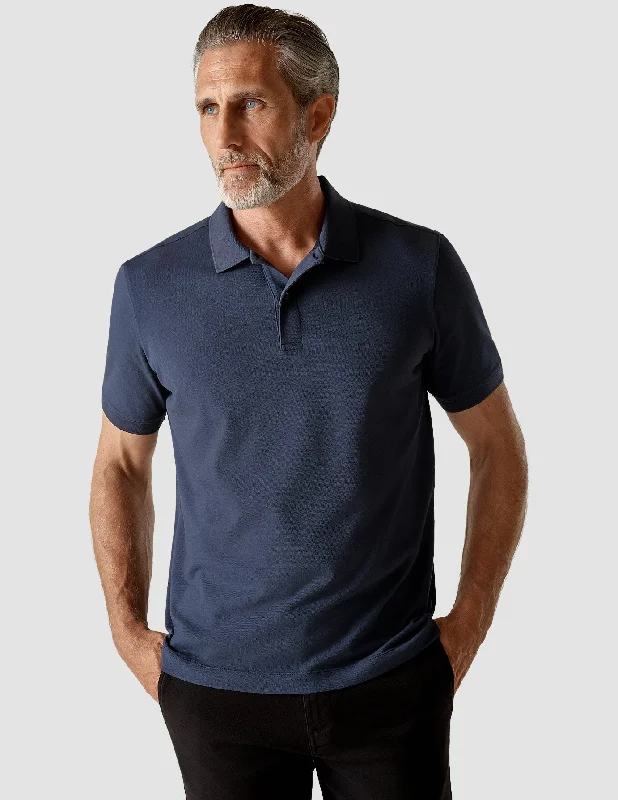 Piquet Polo Shirt Navy