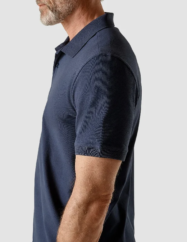 Piquet Polo Shirt Navy