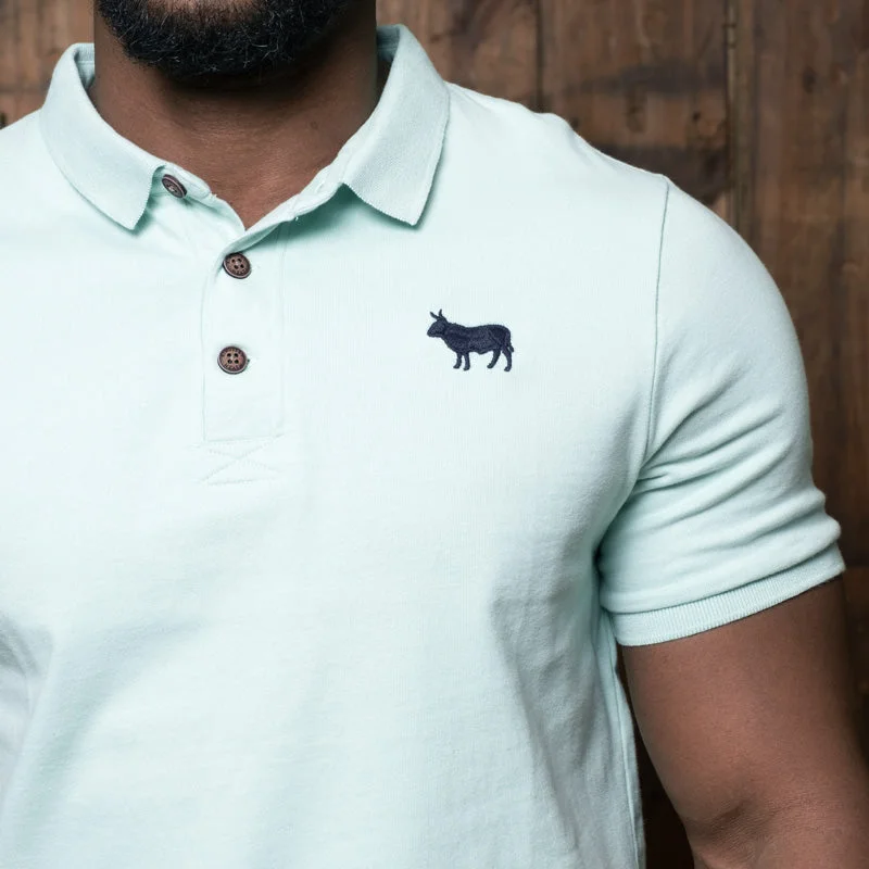 Timeless Embroidered Regular Fit SJ Polo Seafoam