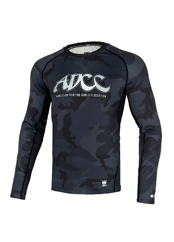 ADCC CAMO 2 All Black Camo Longsleeve Rash guard