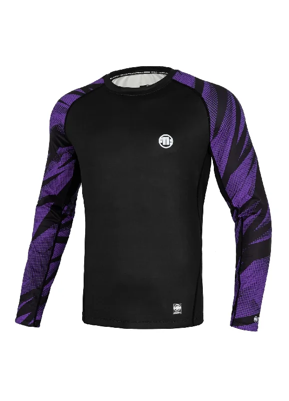 BELT NEW LOGO Purple Longsleeve Rash guard