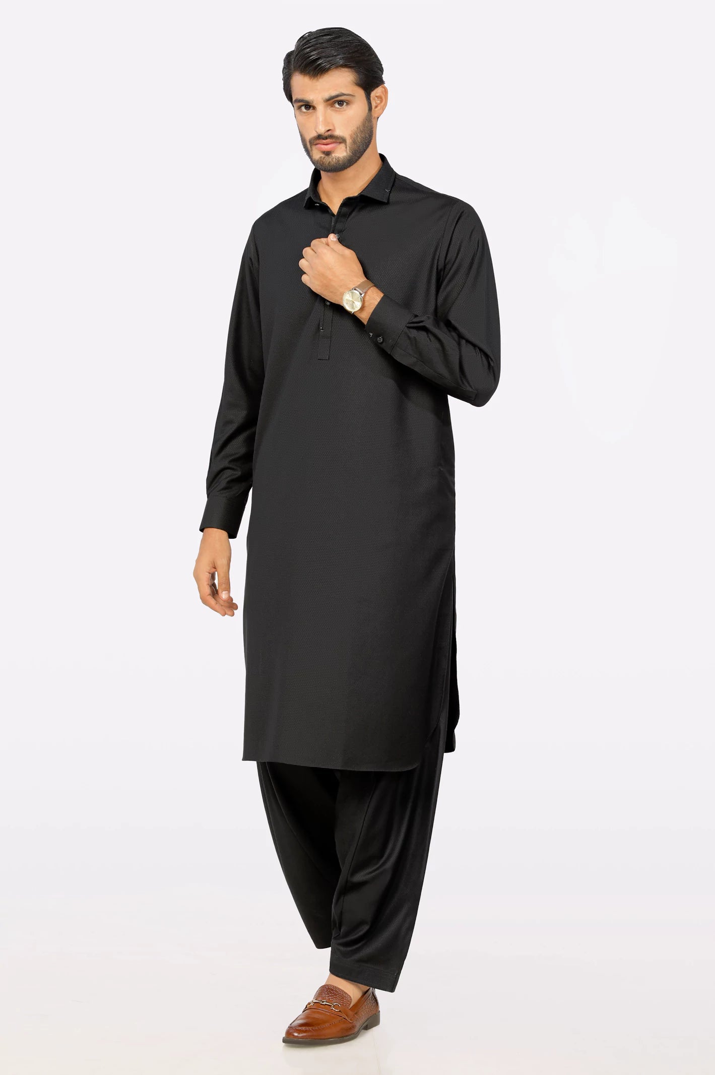 Black Shalwar Kameez