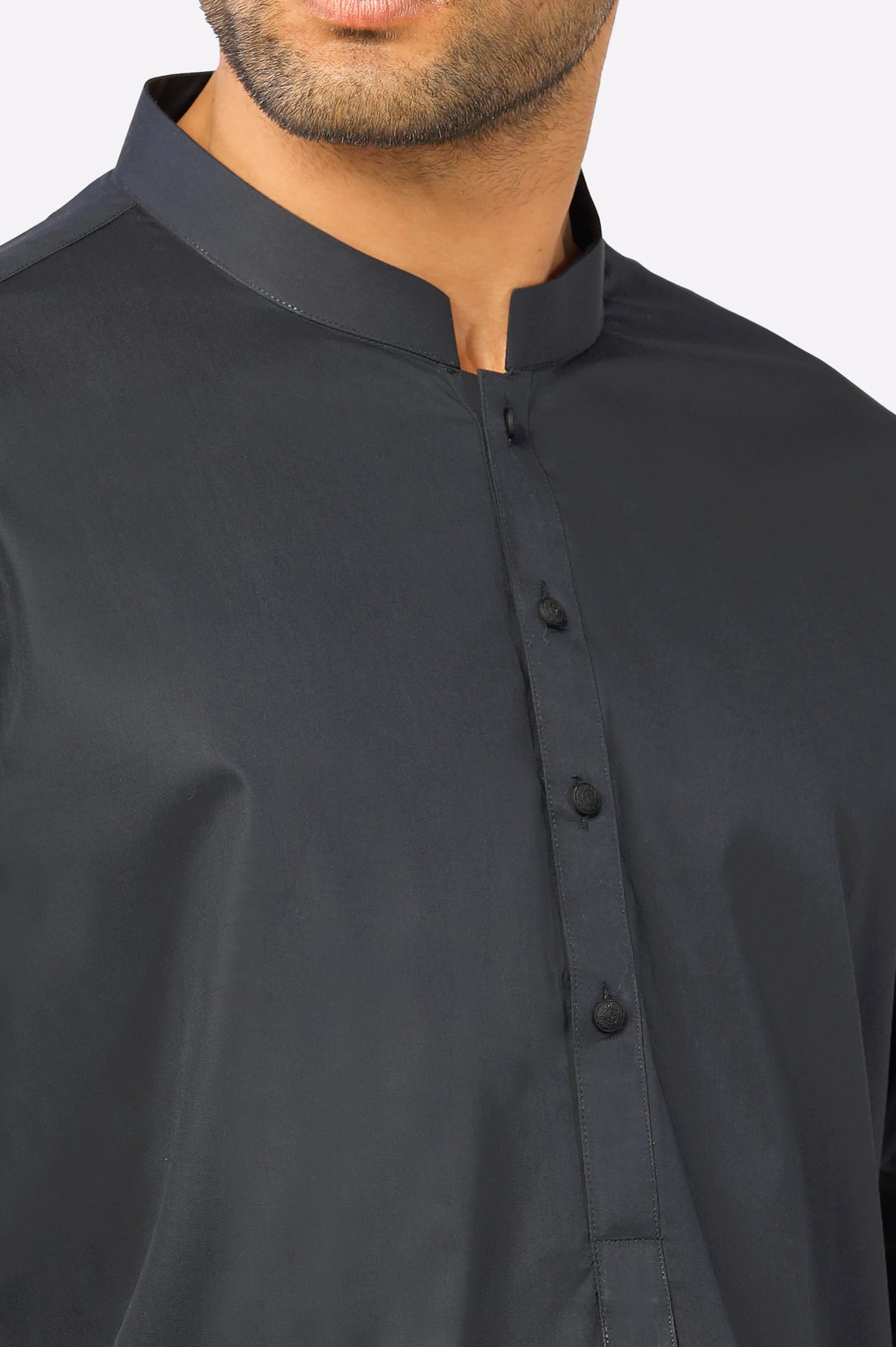 Navy Blue Cotton Shalwar Kameez