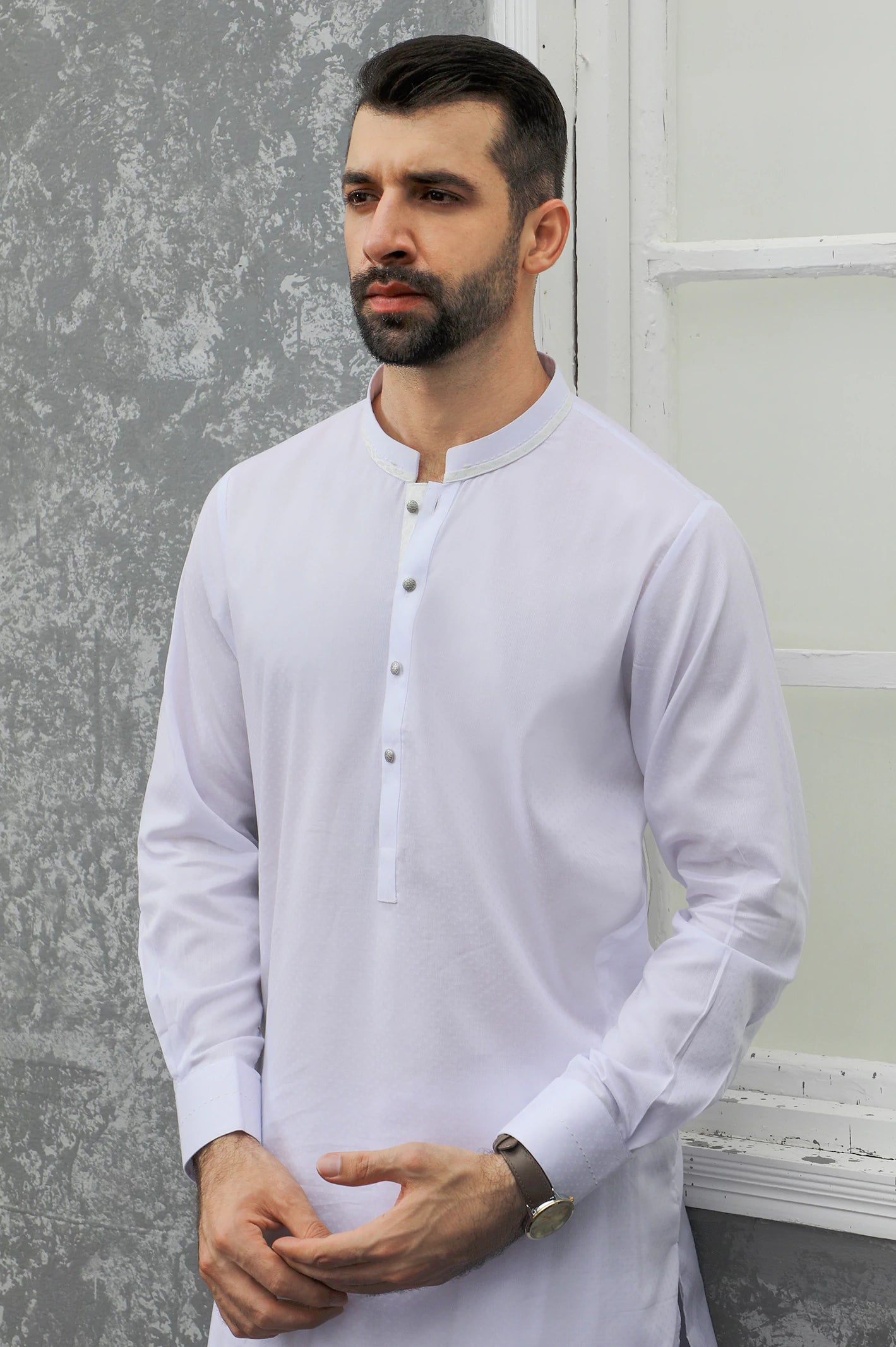 White Wash & Wear Shalwar Kameez