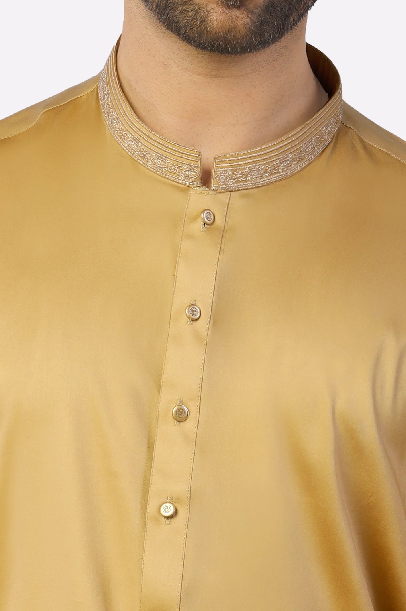 Mustard Cotton Shalwar Kameez