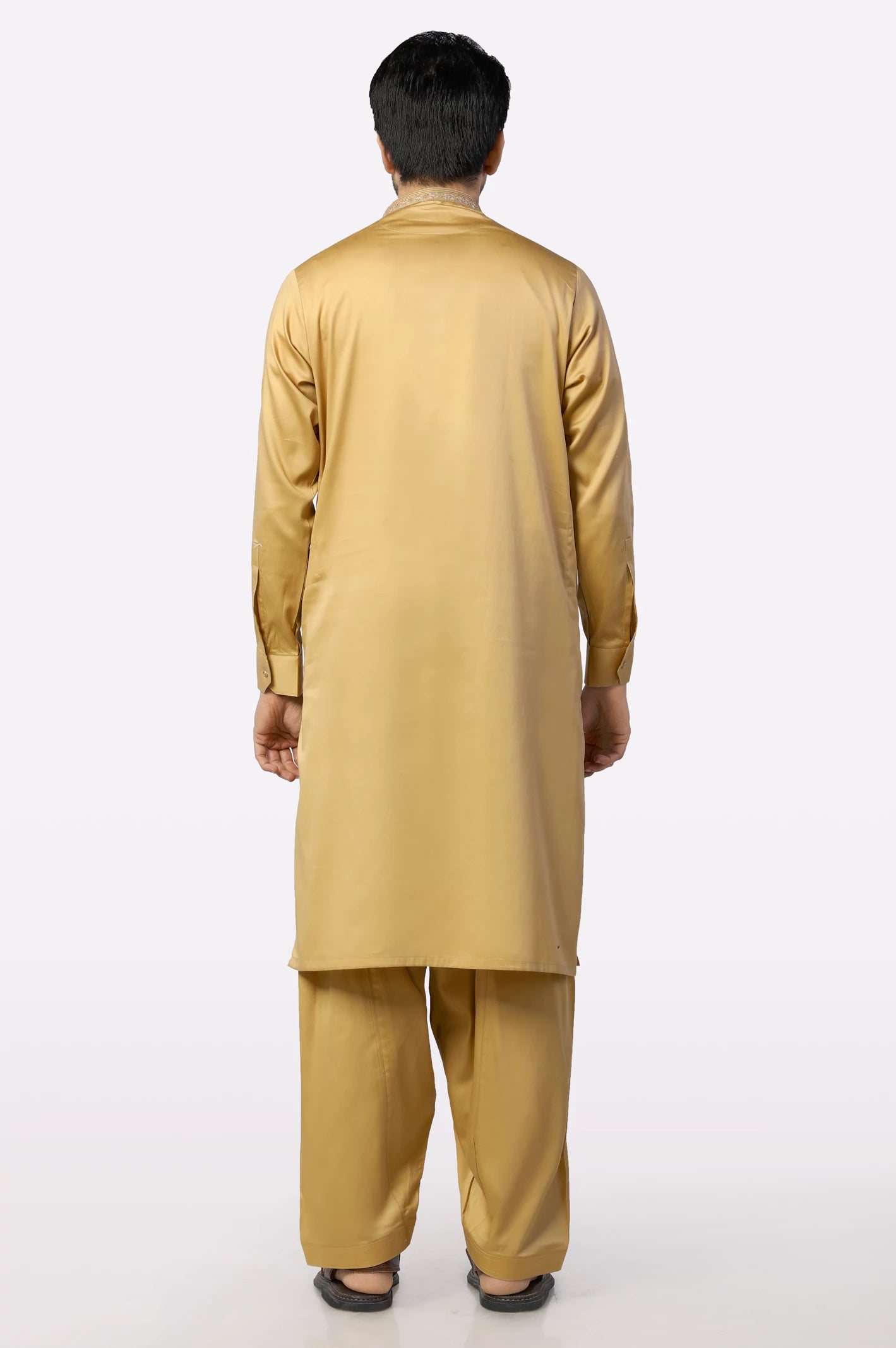 Mustard Cotton Shalwar Kameez