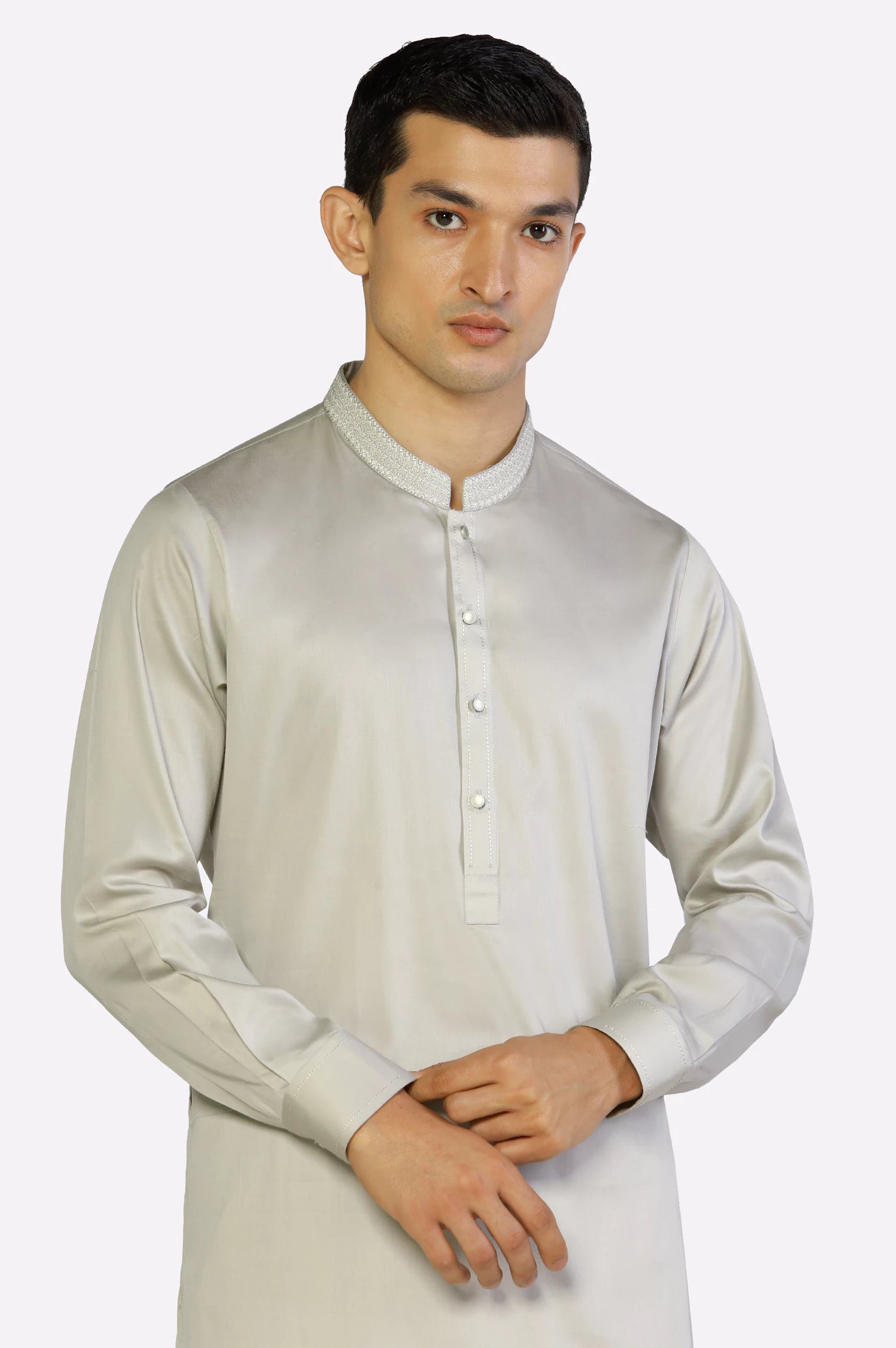 Light Beige Wash & Wear Shalwar Kameez