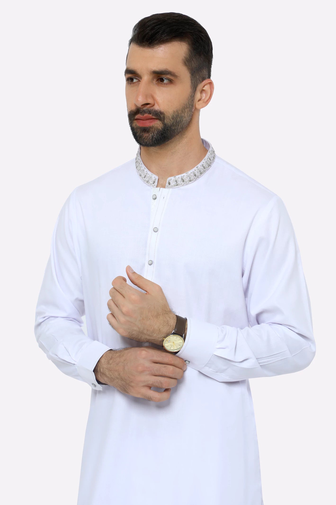 White Wash & Wear Shalwar Kameez