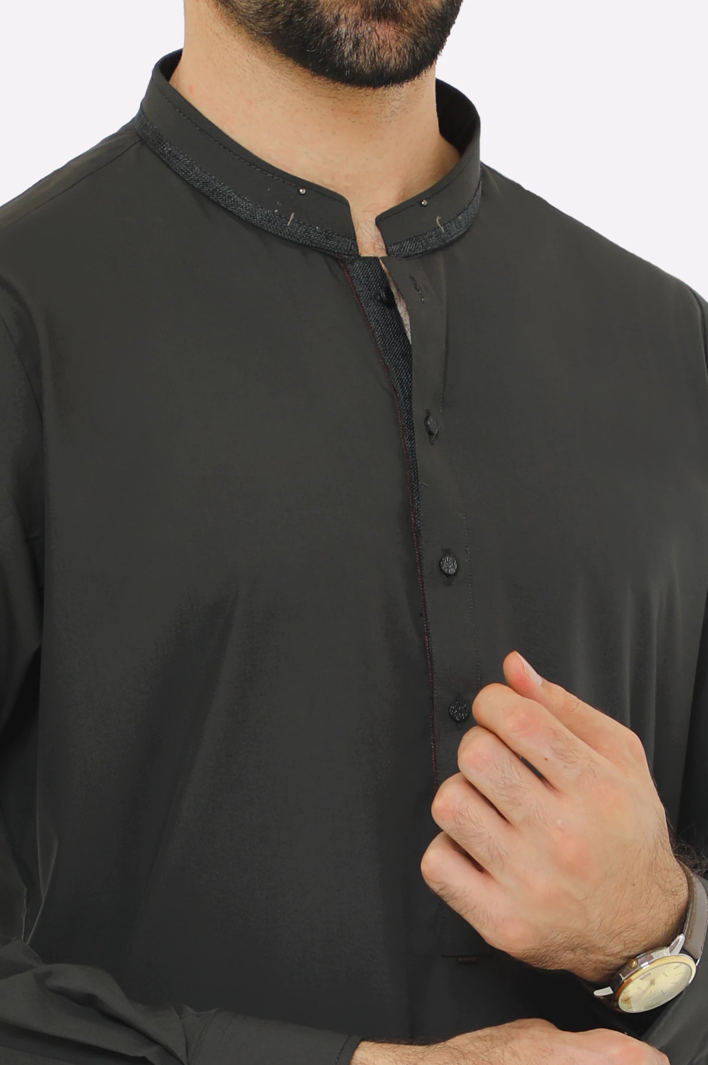 Dark Green Wash & Wear Shalwar Kameez