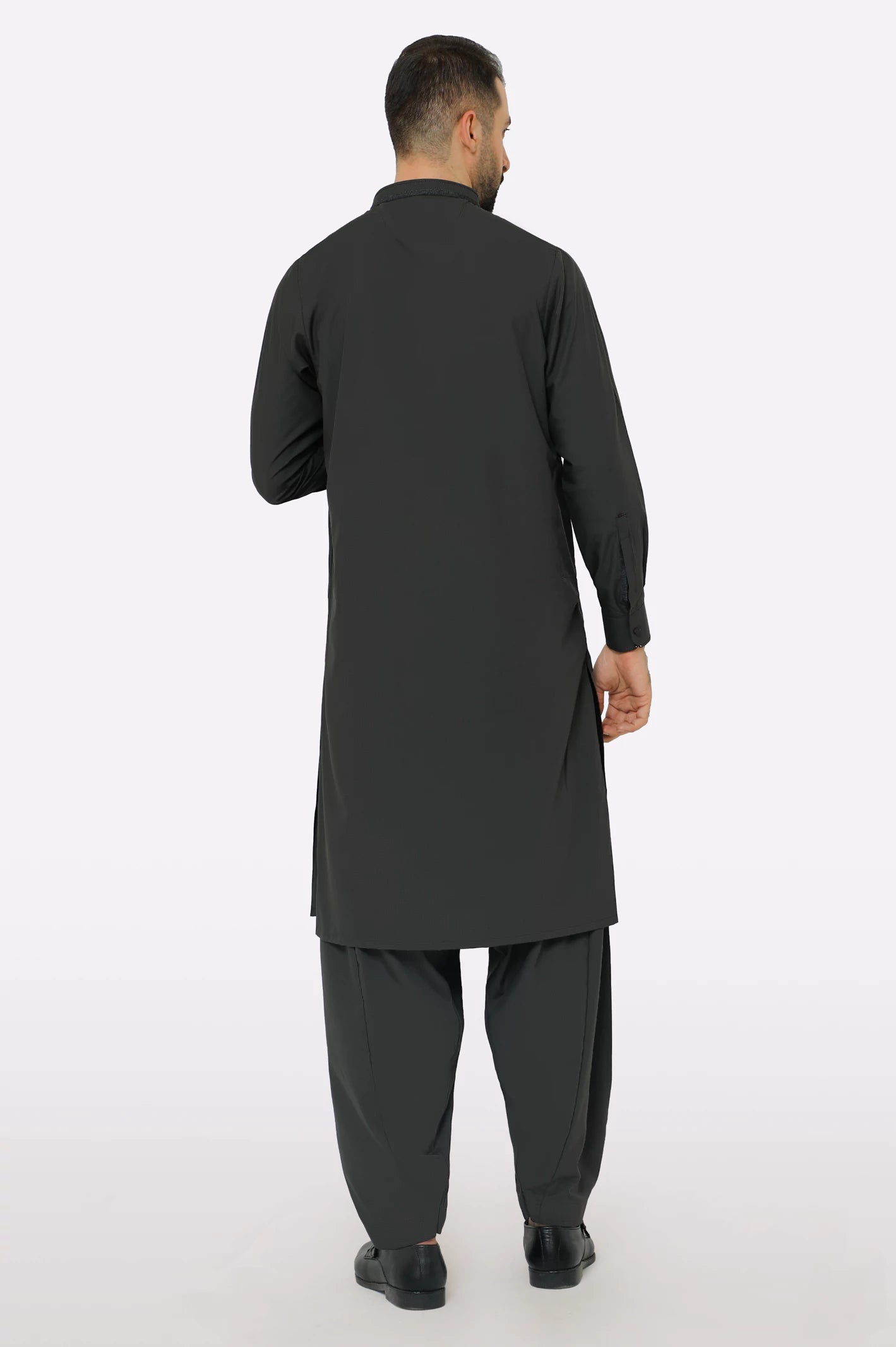 Dark Green Wash & Wear Shalwar Kameez