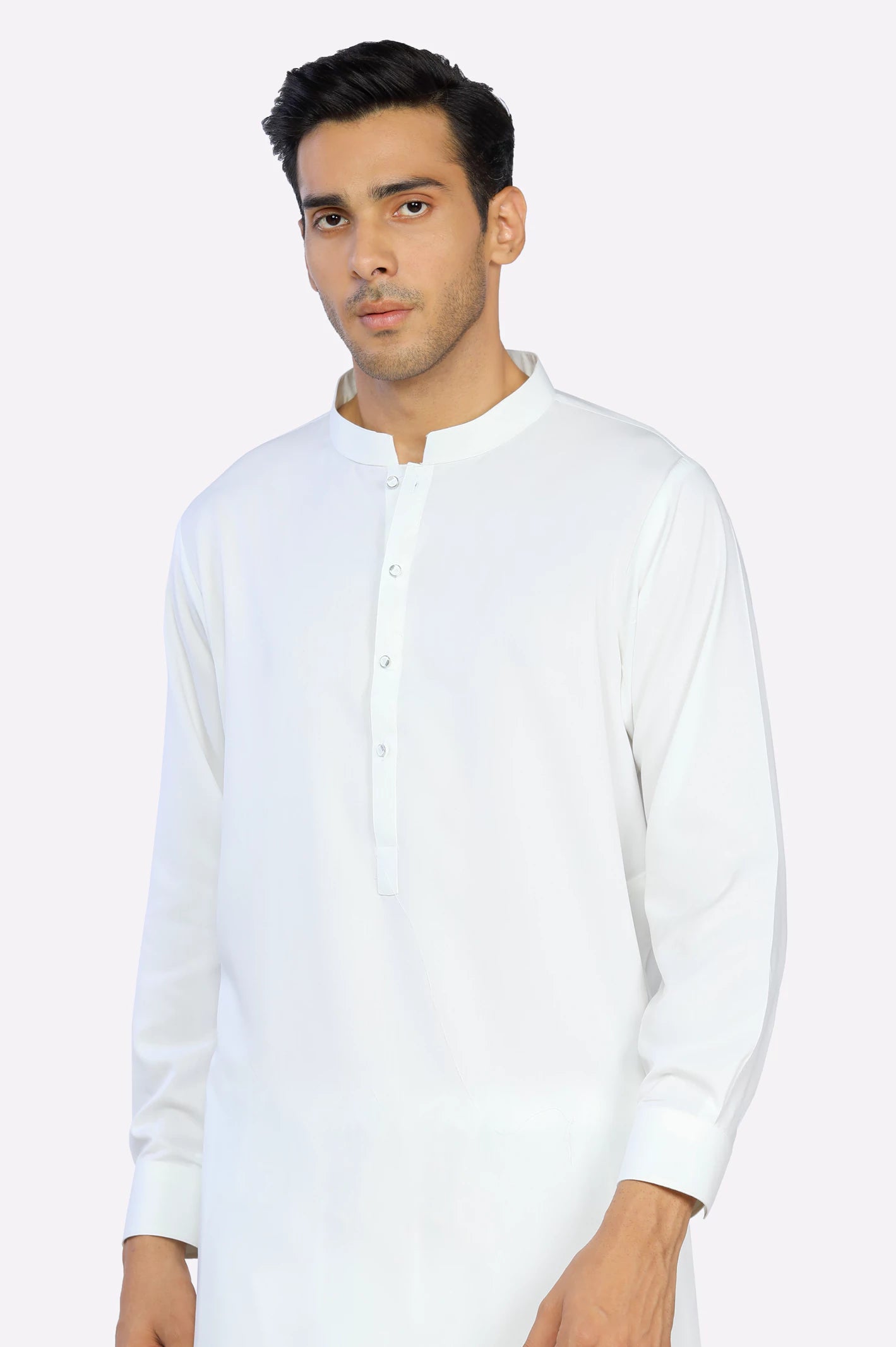 Off White Wash & Wear Shalwar Kameez