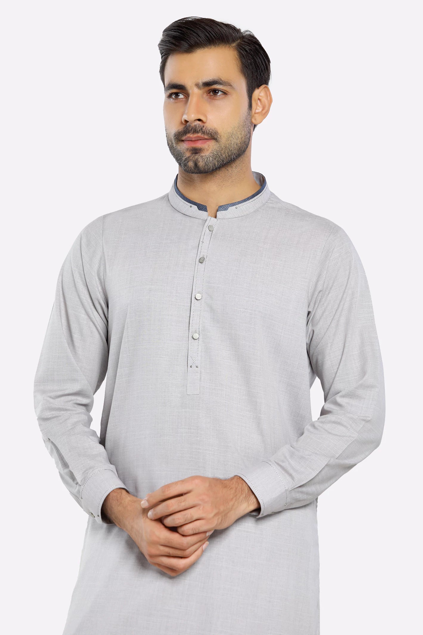 Grey Wash & Wear Shalwar Kameez