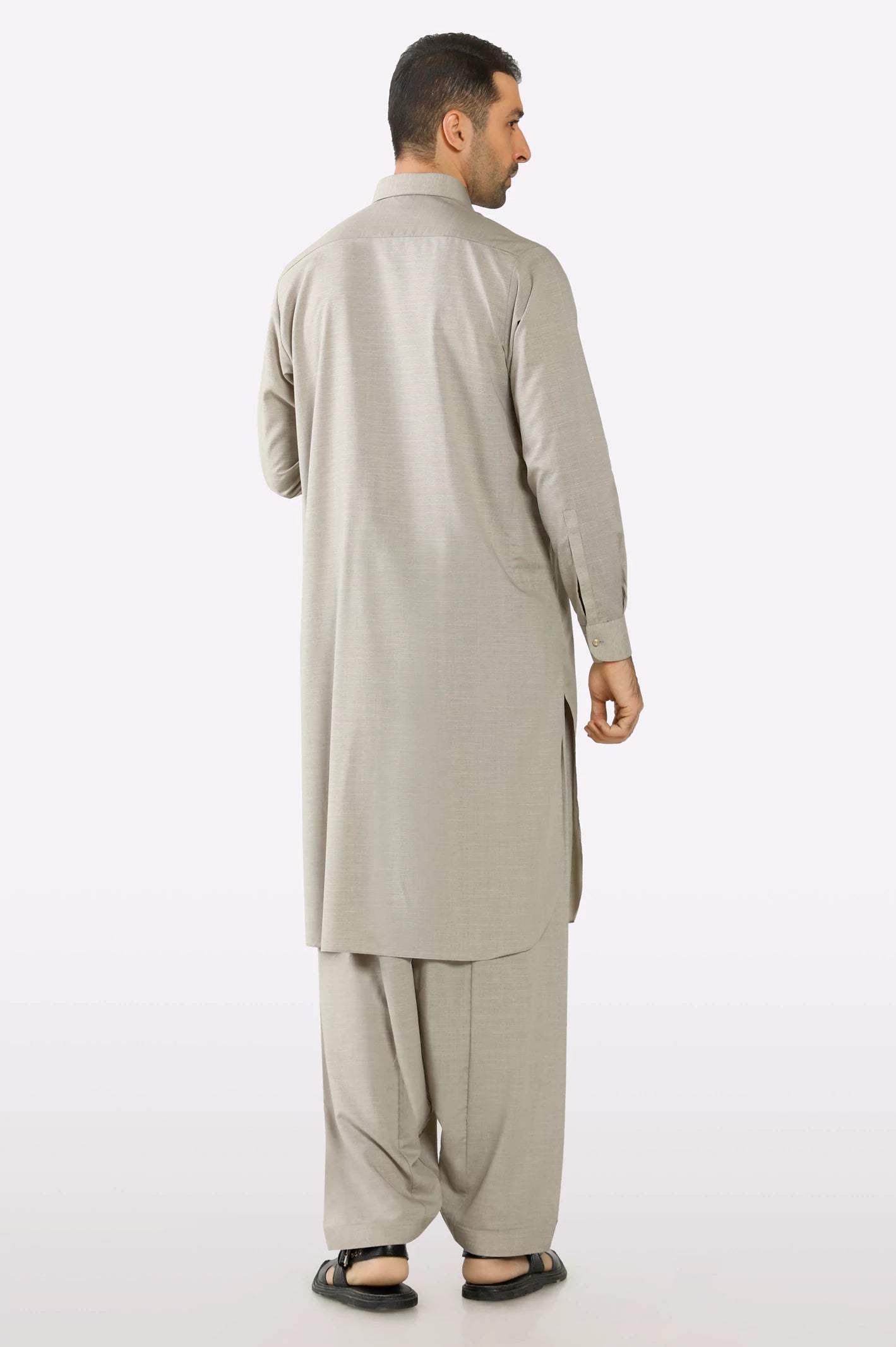 Beige Wash & Wear Shalwar Kameez