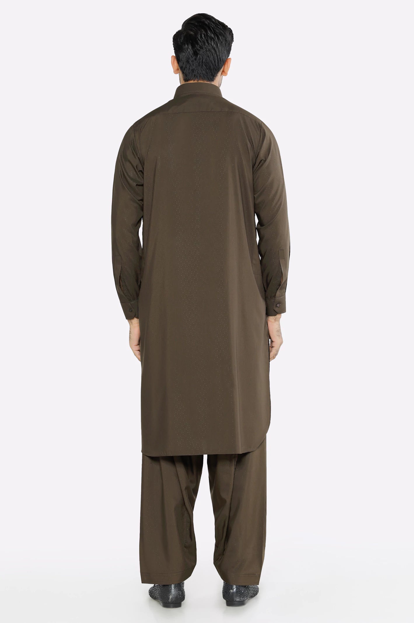 Dark Green Wash & Wear Shalwar Kameez