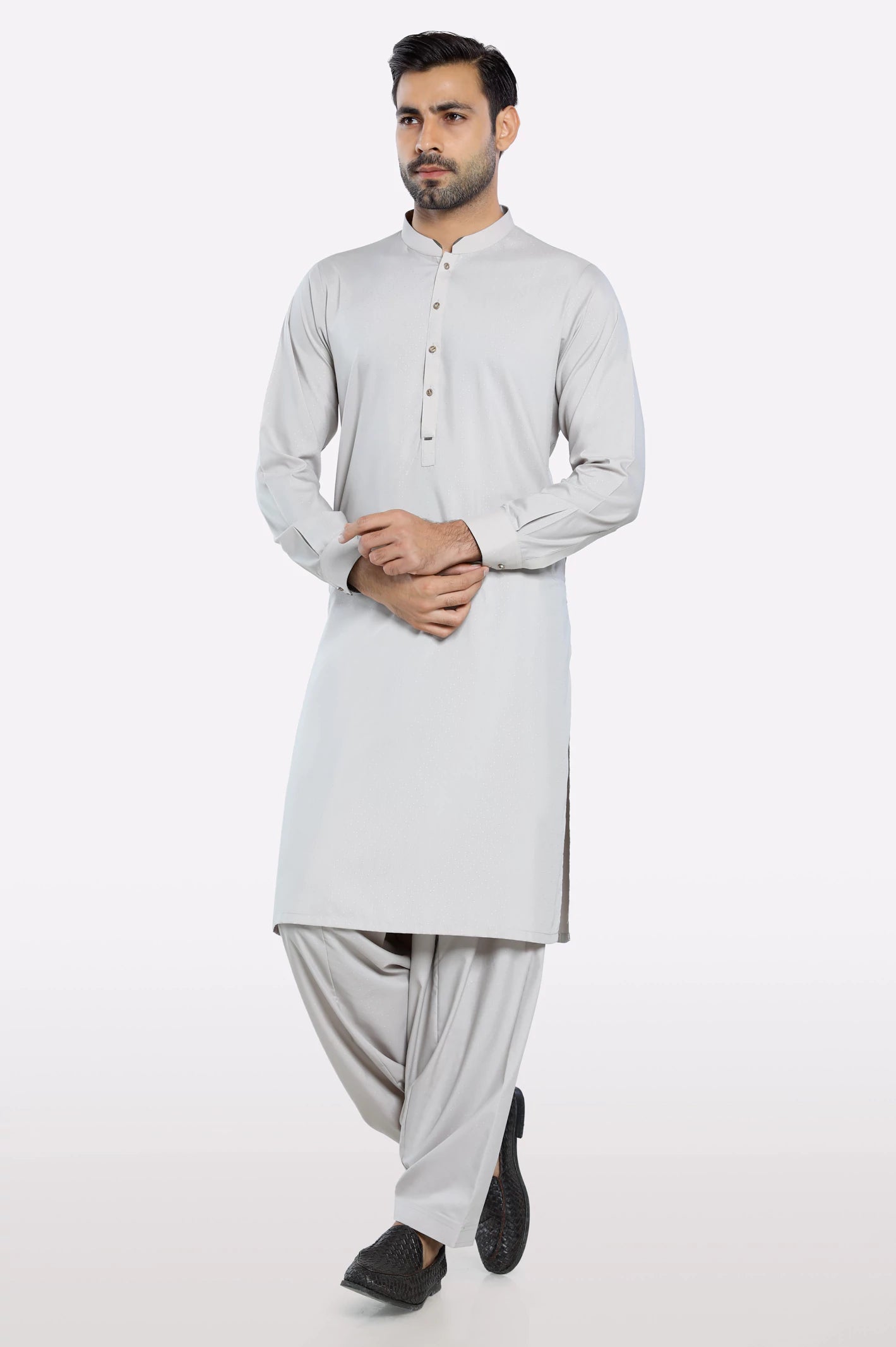 Light Beige Wash & Wear Shalwar Kameez