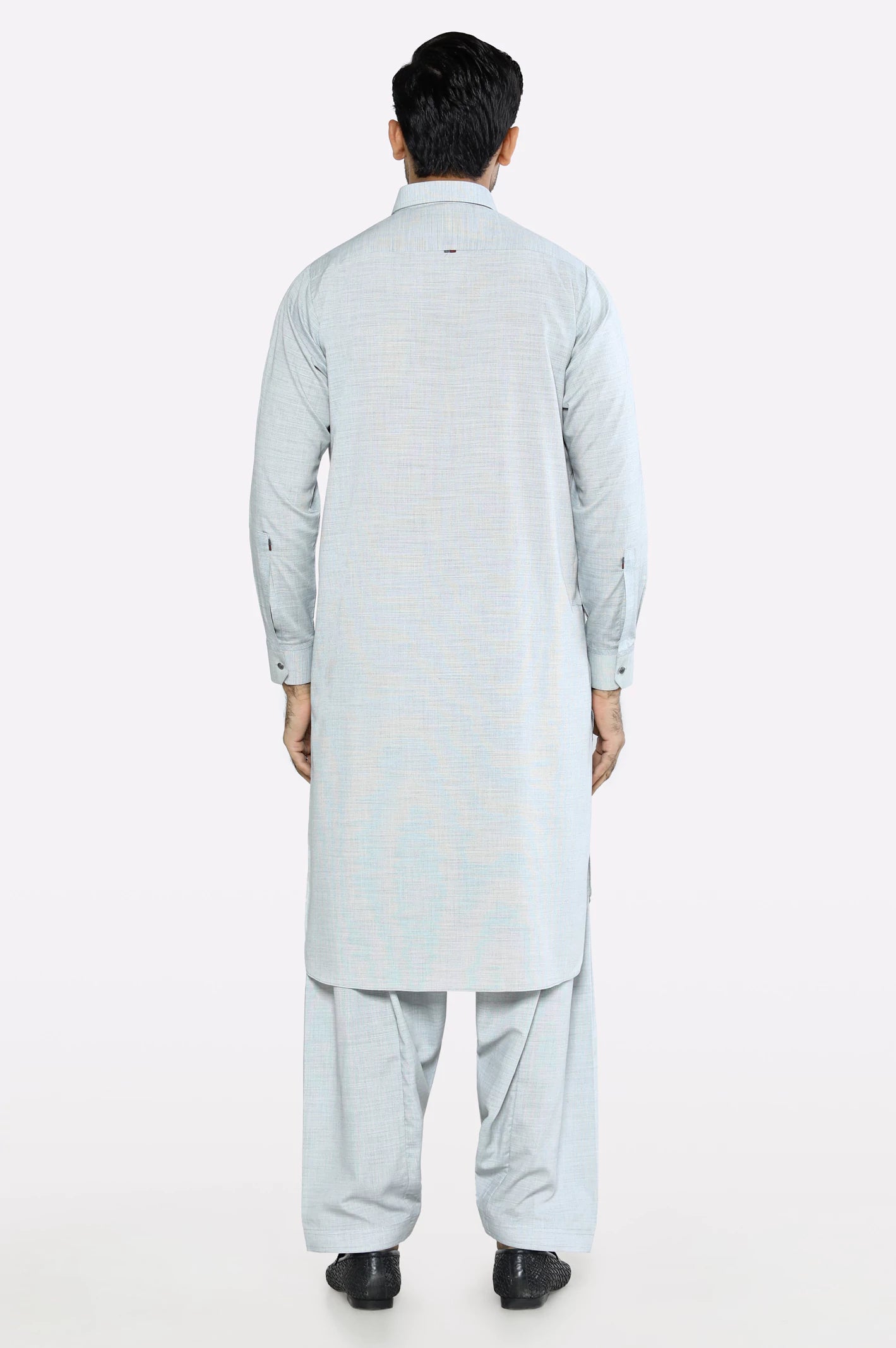 Light Grey Wash & Wear Shalwar Kameez