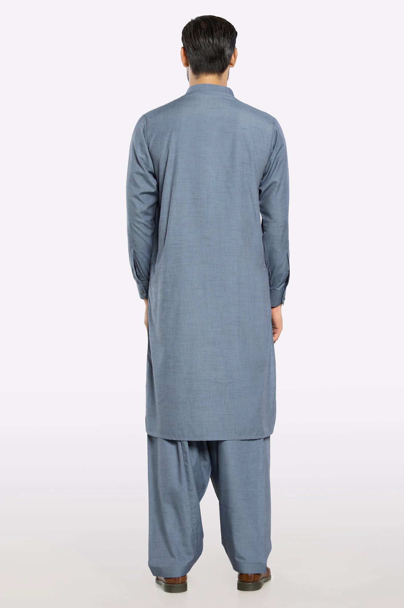 Blue Wash & Wear Shalwar Kameez