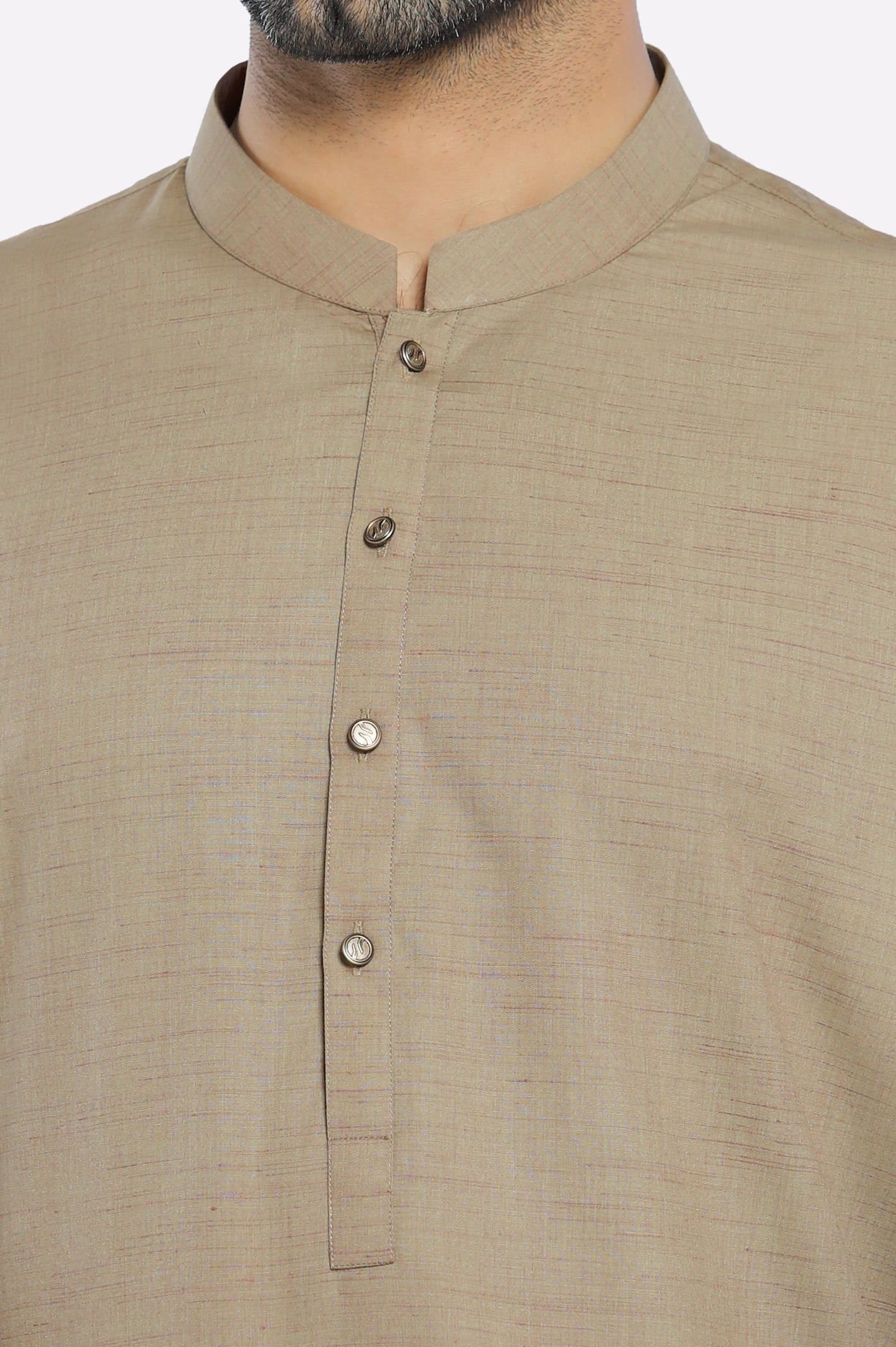 Light Brown Wash & Wear Shalwar Kameez