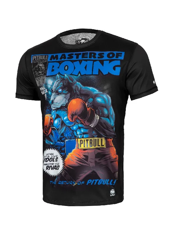 MASTERS OF BOXING Black Sports T-Shirt