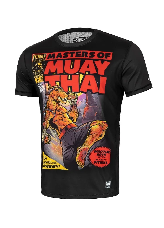 MASTERS OF MUAY THAI Black Mesh T-shirt