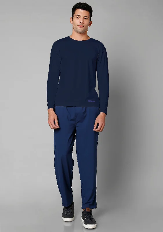 Men's Supersoft Longsleeves (Navy Blue) Underscrub