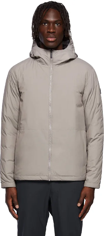 Tom Lightweight Hooded Down Jacket - Slim-Straight - Men's|-|Manteau léger en duvet à capuchon Tom - Ajustée et Droite - Homme