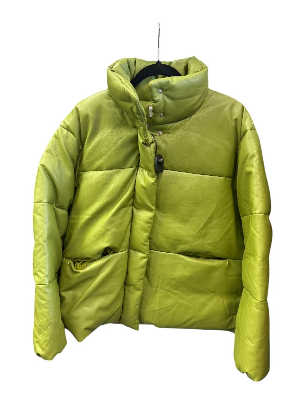 Durable Men's Car CoatsCoat Puffer & Quilted By Cmb In Green, Size: M