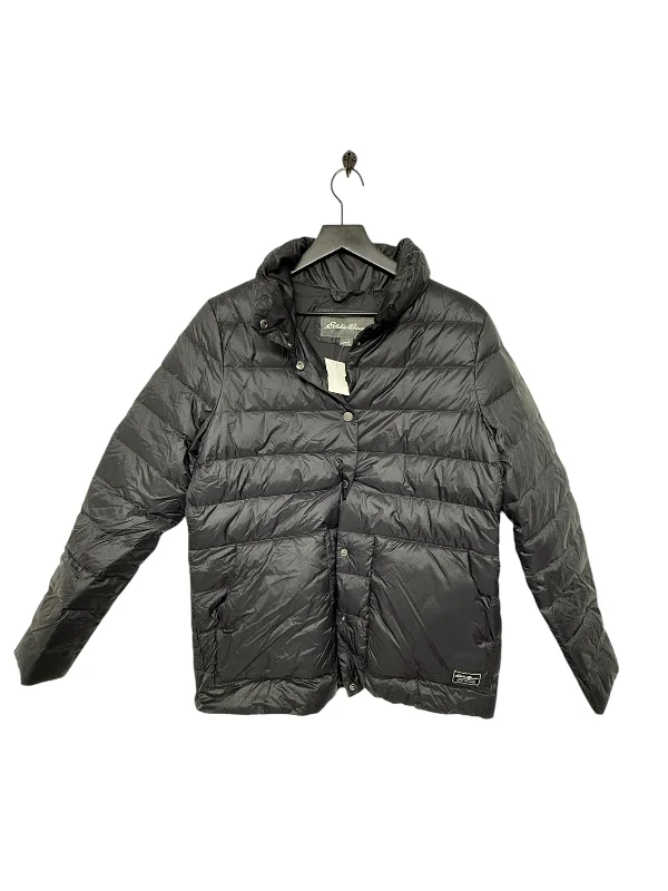 Comfortable Men's ParkasCoat Puffer & Quilted By Eddie Bauer In Black, Size: S