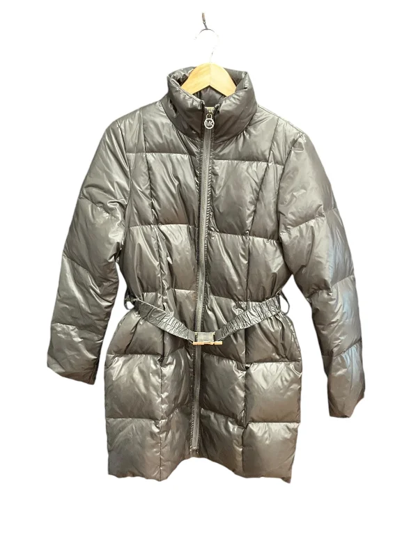 Men's Coats with Quick-Dry FabricCoat Puffer & Quilted By Michael By Michael Kors In Grey, Size: M