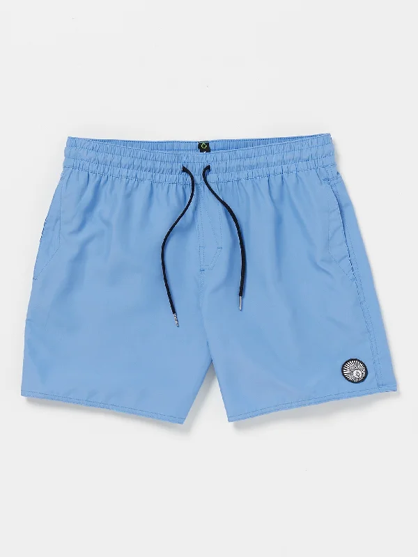 Men's Coats with Breathable FabricLido Solid Trunks - Blue Bird