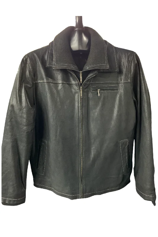 Men's Coats with Snap ButtonsOversized Cruze Leather