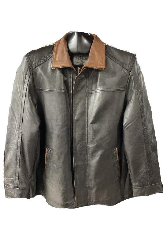 Men's Coats with Flannel LiningOversized Hides Leather