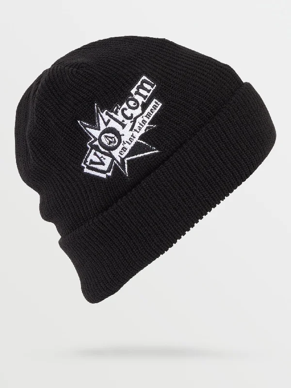 Men's Coats with Contrast StitchingVolcom Entertainment Noa Deane Beanie - Black