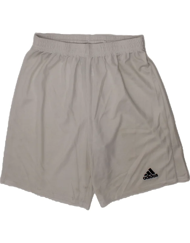 ADIDAS Boys Aeroready Sport Shorts 13-14 Years  Off White Polyester