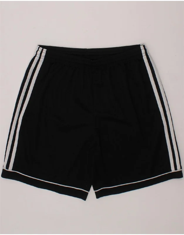 ADIDAS Boys Aeroready Sport Shorts 15-16 Years  Black Polyester