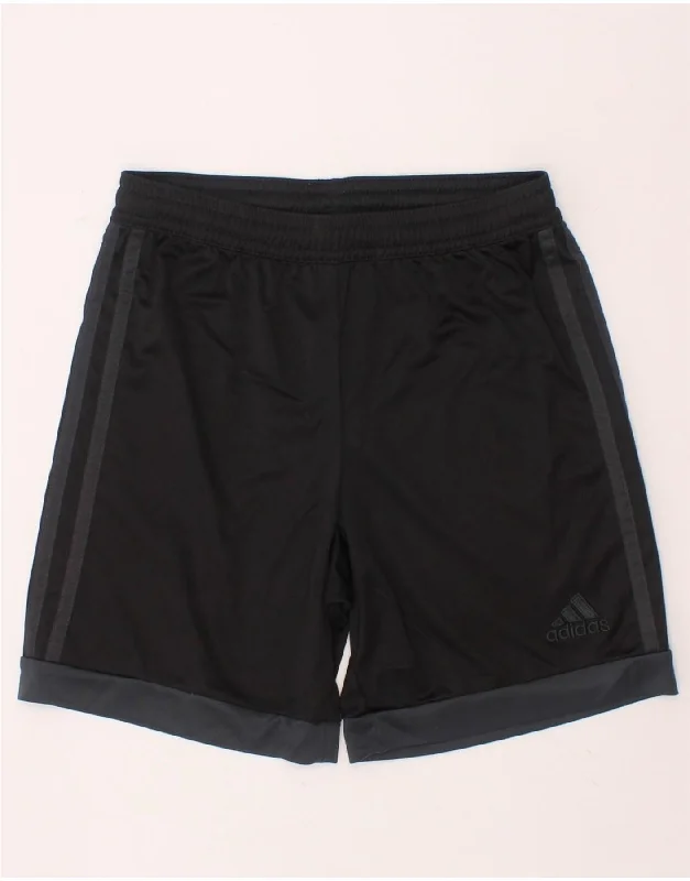 ADIDAS Boys Climacool Sport Shorts 9-10 Years  Black Polyester