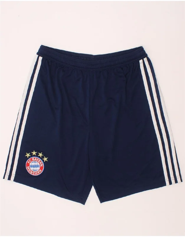 ADIDAS Boys FC Bayern Munchen Sport Shorts 15-16 Years  Navy Blue