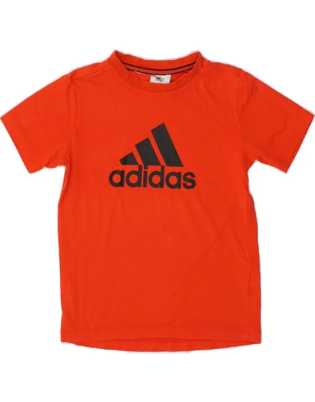 Men's Shirts with TiesADIDAS Boys Graphic T-Shirt Top 9-10 Years Small Red