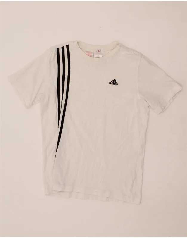 Men's Shirts for BoatingADIDAS Boys T-Shirt Top 13-14 Years White Cotton