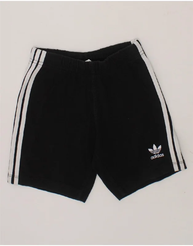 ADIDAS Girls Sport Shorts 2-3 Years  Black Cotton